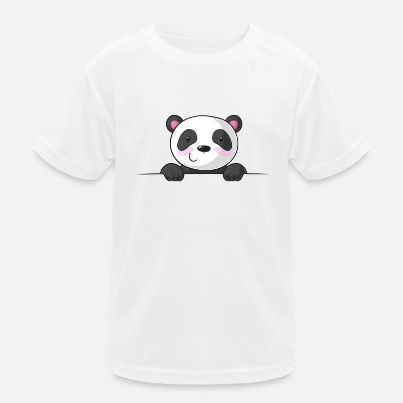 Spickender Comic Panda Kinder Funktions-T-Shirt