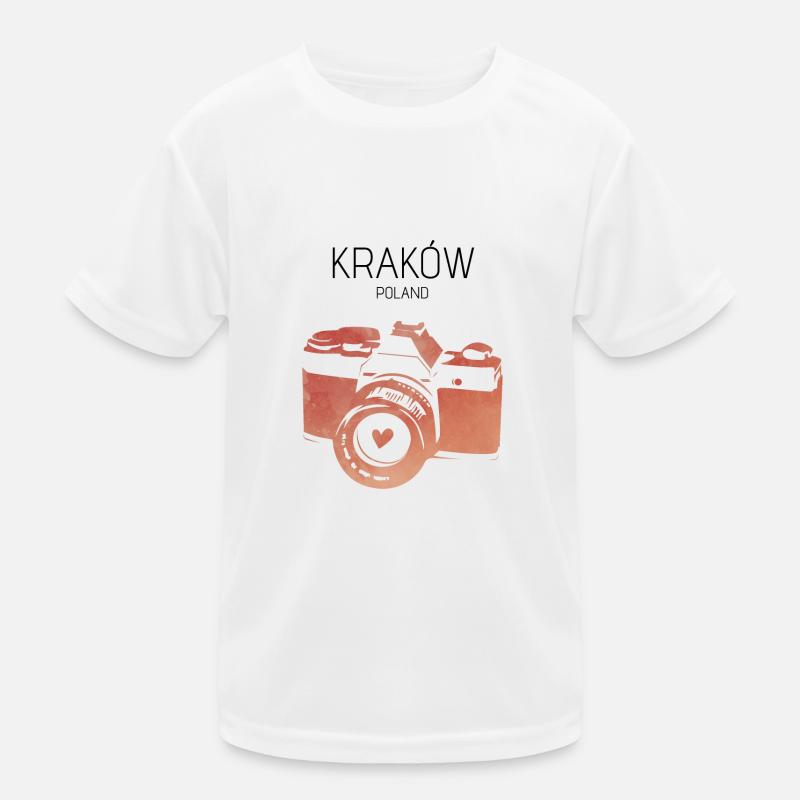 Kamera Kraków Kinder Funktions-T-Shirt