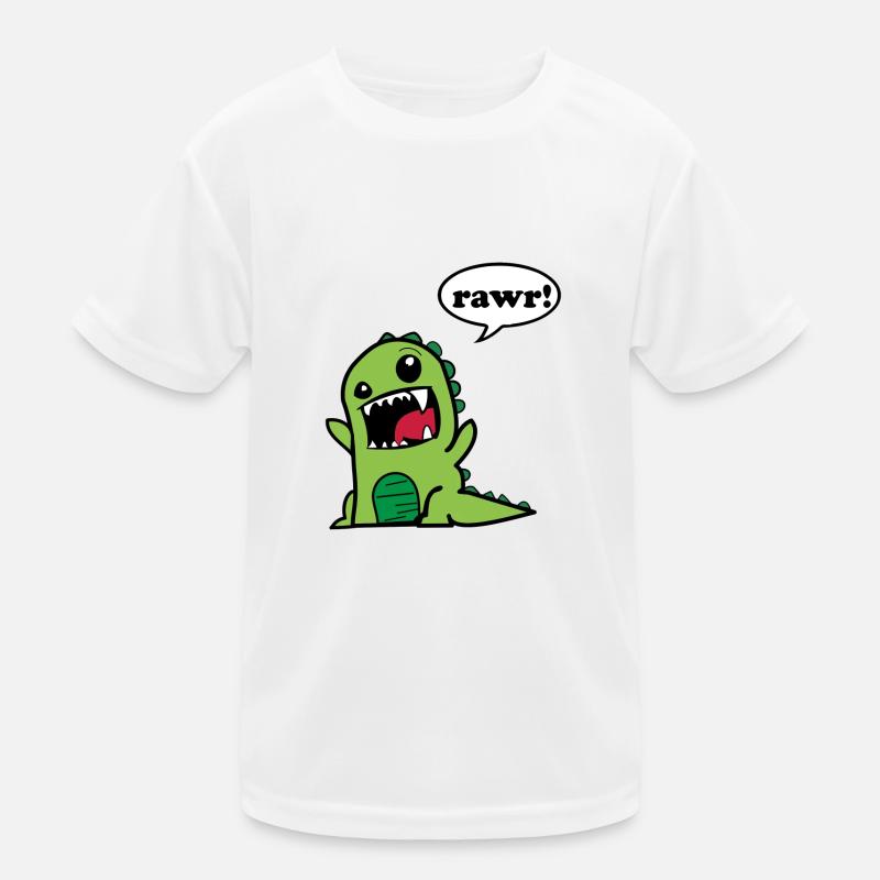 Rawr Dino Dinosaurier Niedlich Geschenk Idee Kinder Funktions-T-Shirt
