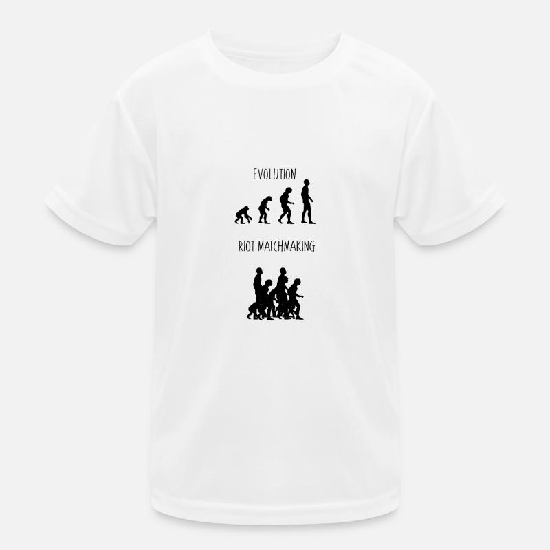Evolution of Man by Riot Kids Functional T-Shirt