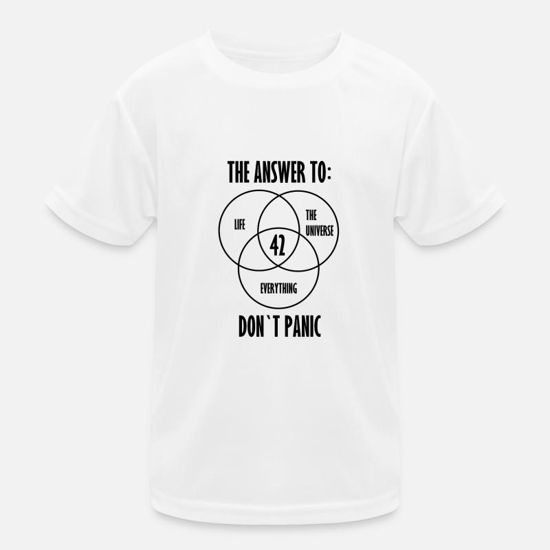 42 - Die ultimative Antwort! Coole, lustige Idee Kinder Funktions-T-Shirt