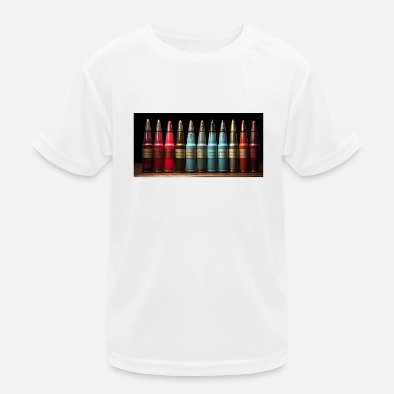 Farb Patronen Kinder Funktions-T-Shirt