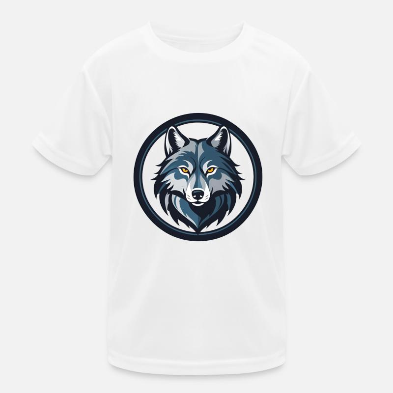 Wolf Kinder Funktions-T-Shirt