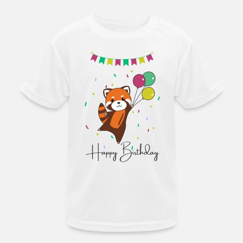 Red Panda vous souhaite un joyeux anniversaire Roter Panda T-shirt sport Enfant