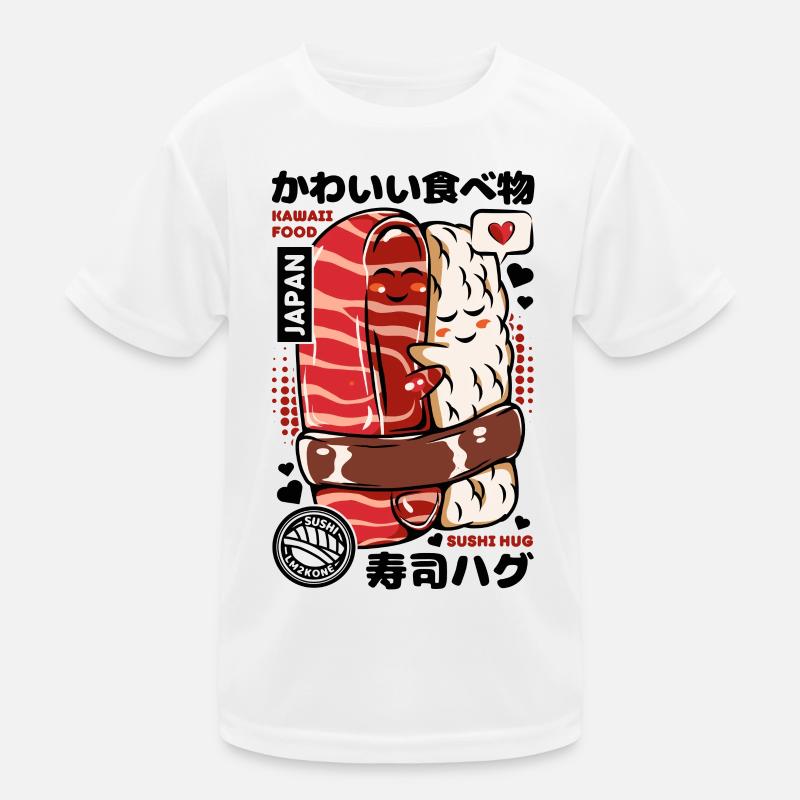Japan sushi hug cute Kids Functional T-Shirt