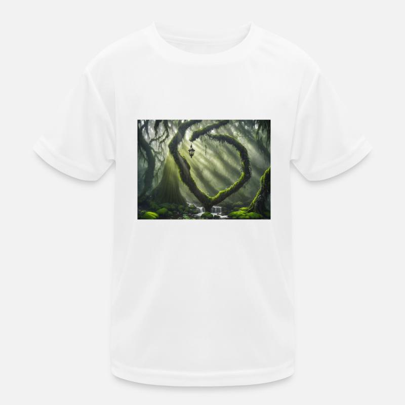Enchanted forest Kids Functional T-Shirt