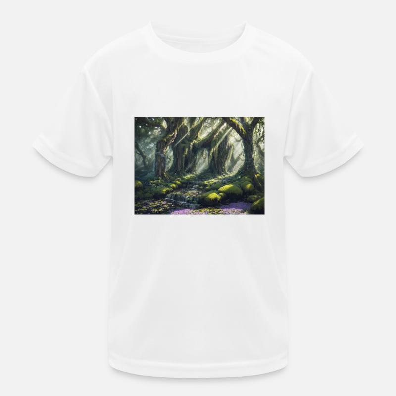 the magic forest Kids Functional T-Shirt