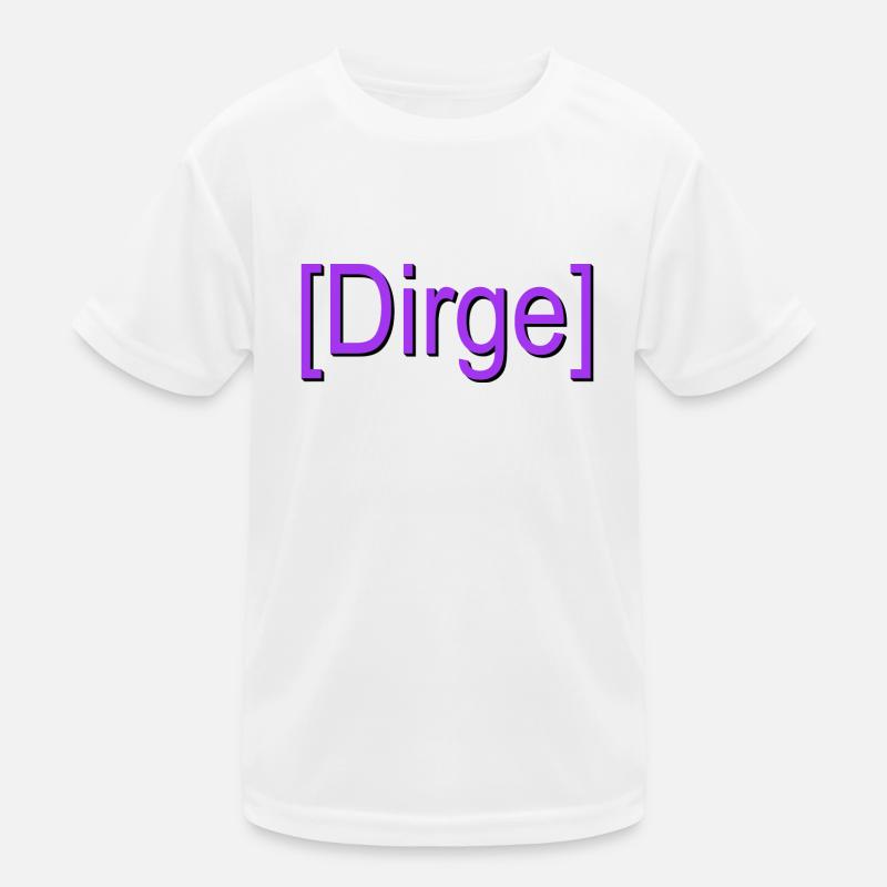 Dirge true in game chat font and color Kids Functional T-Shirt
