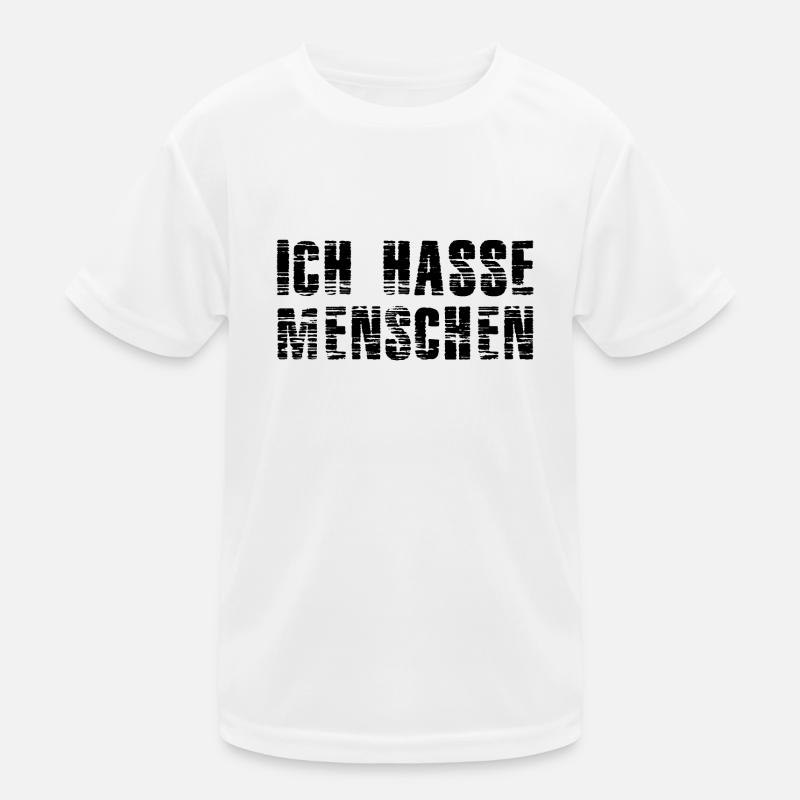 Ich hasse Menschen Kinder Funktions-T-Shirt