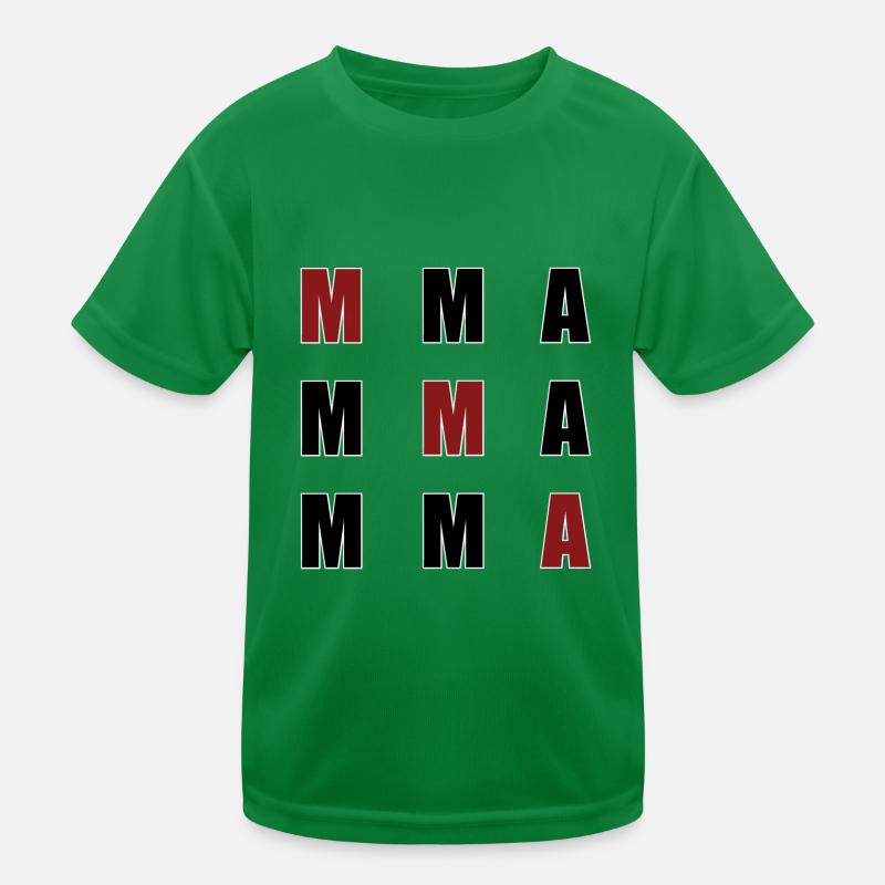 Cool MMA Martial Arts Pattern Gift Kids Functional T-Shirt