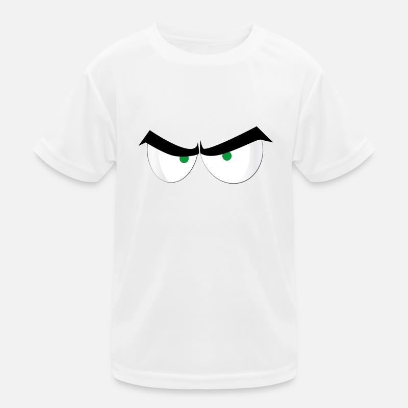 Angry Eyes Kids Functional T-Shirt