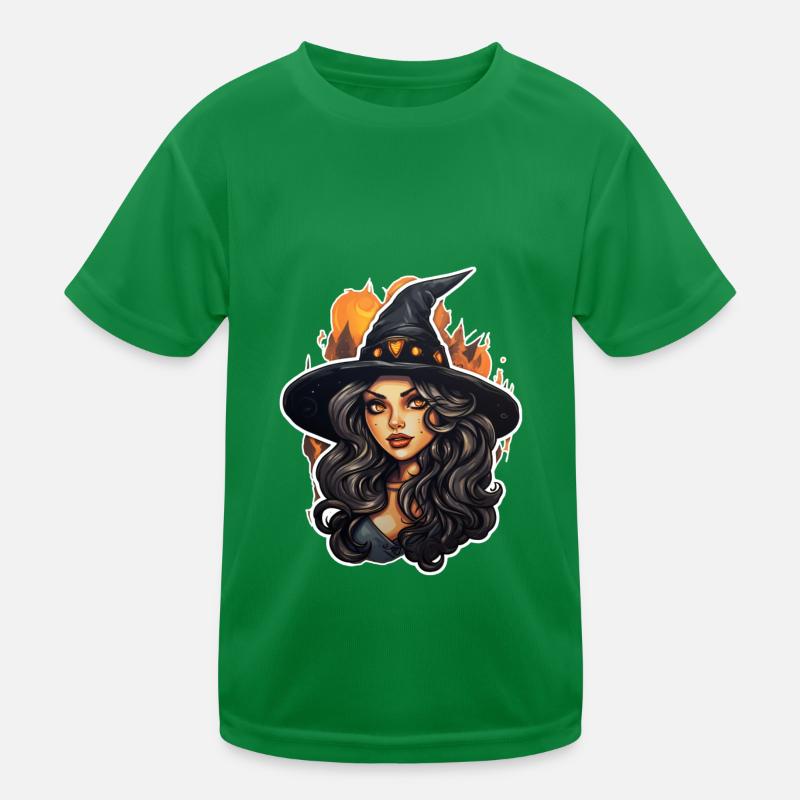 Witch Kids Functional T-Shirt