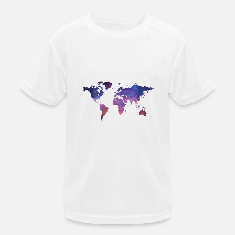 World at night Kids Functional T-Shirt