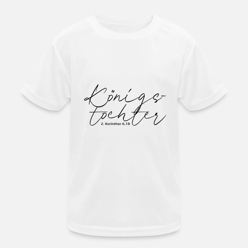 Königstochter schwarz by csDesign Kinder Funktions-T-Shirt
