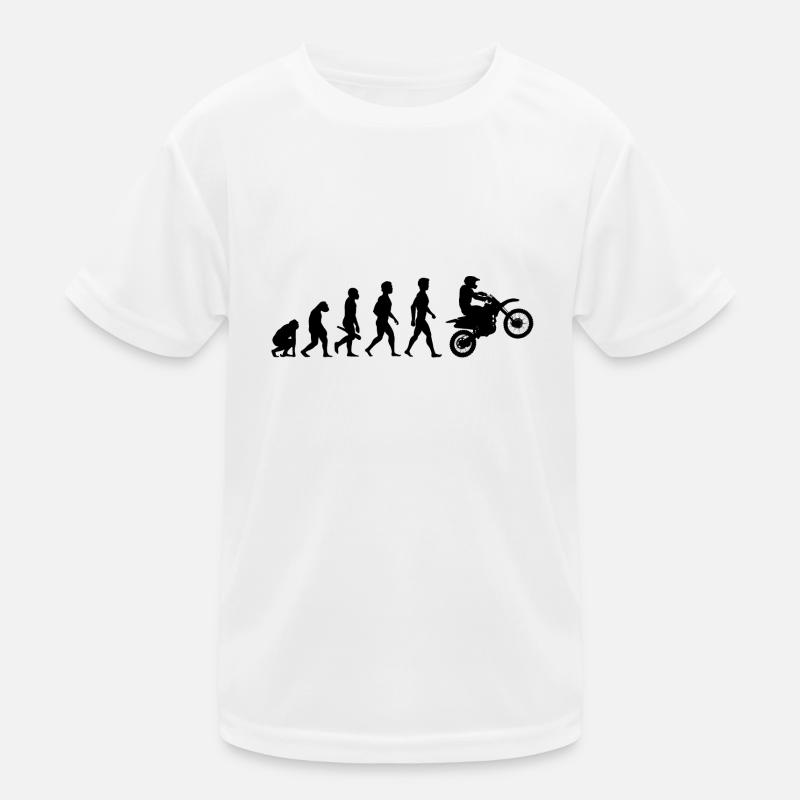 motorrad moped motorcycle motorbike evolution1 Kinder Funktions-T-Shirt