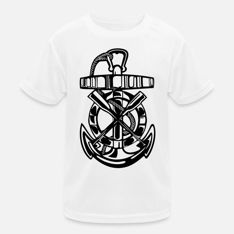 Anker, Maritimes, Rettungsring Kinder Funktions-T-Shirt