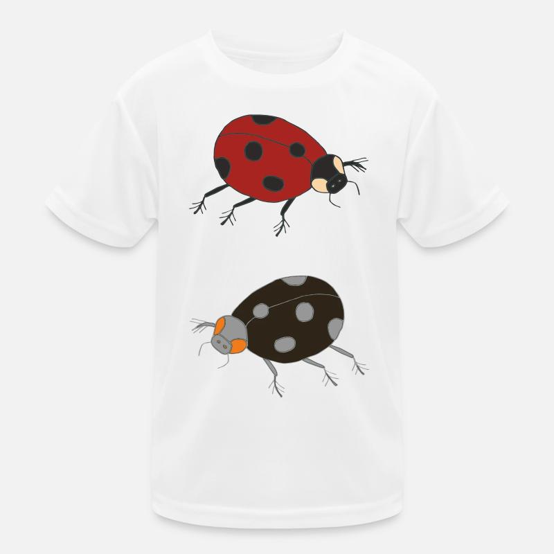 ladybug duo colored Kids Functional T-Shirt