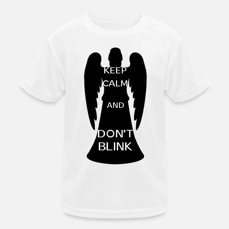 Keep calm and don't blink Kids Functional T-Shirt