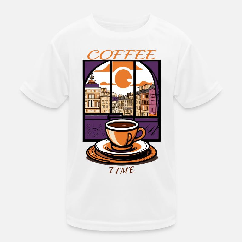 L’heure du café T-shirt sport Enfant