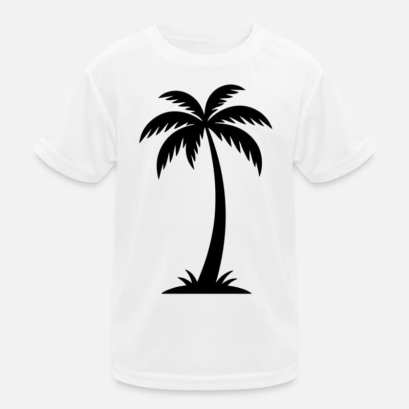 Silhouette de palmier T-shirt sport Enfant