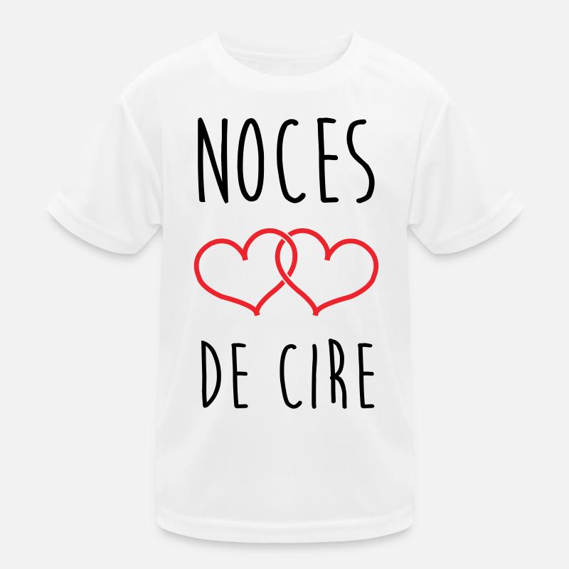 Noces de cire 4 ans de mariage T-shirt sport Enfant
