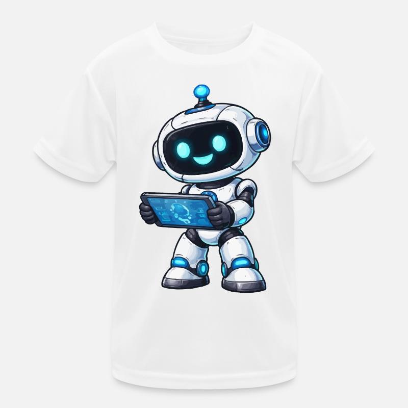 Petit robot avec tablette T-shirt sport Enfant