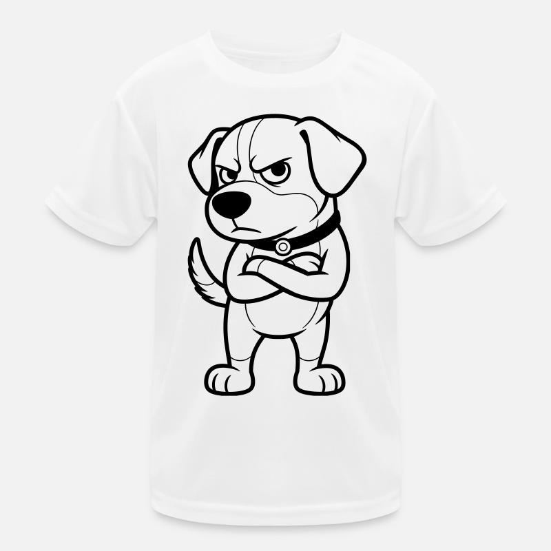 grumpy dog Kids Functional T-Shirt