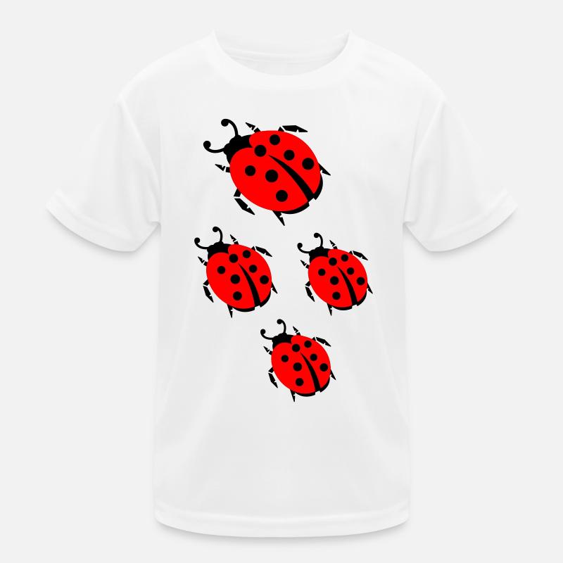 ladybug marienkaefer Kinder Funktions-T-Shirt