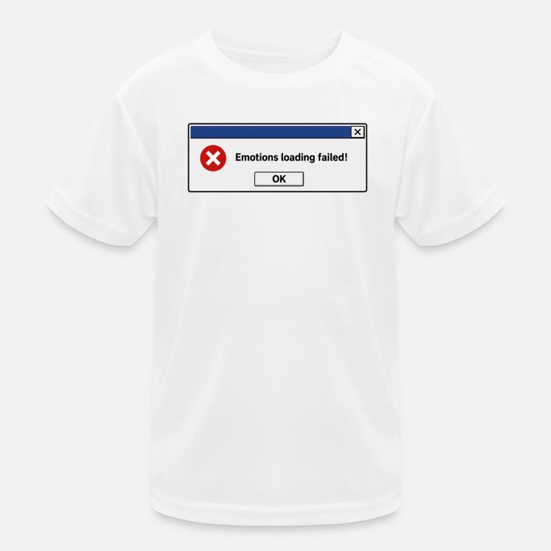 Emotions Loading Failed | Introvertierter Humor Kinder Funktions-T-Shirt