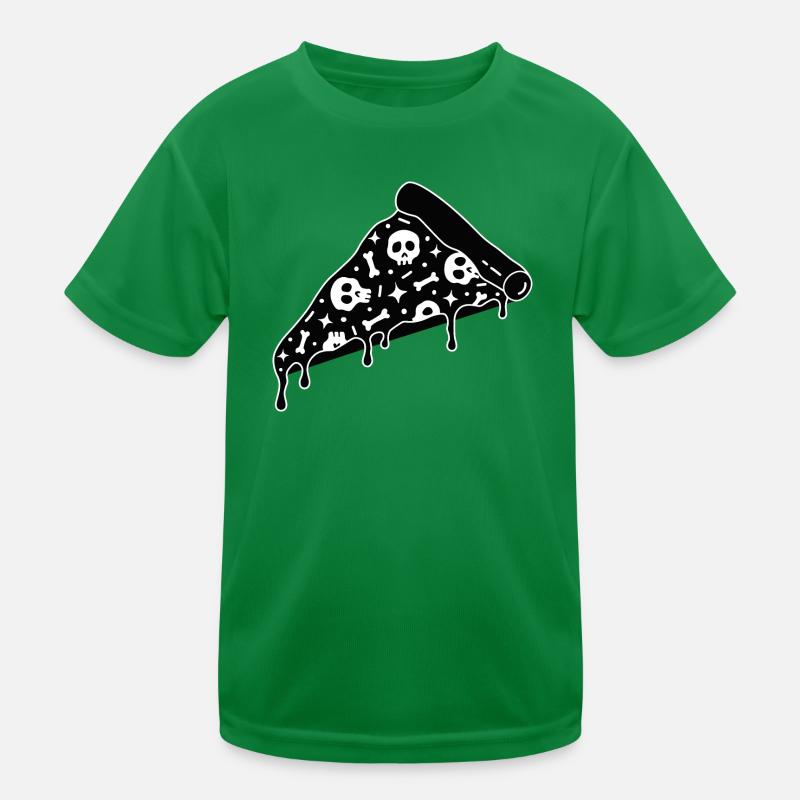 Skull pizza lovers Kids Functional T-Shirt
