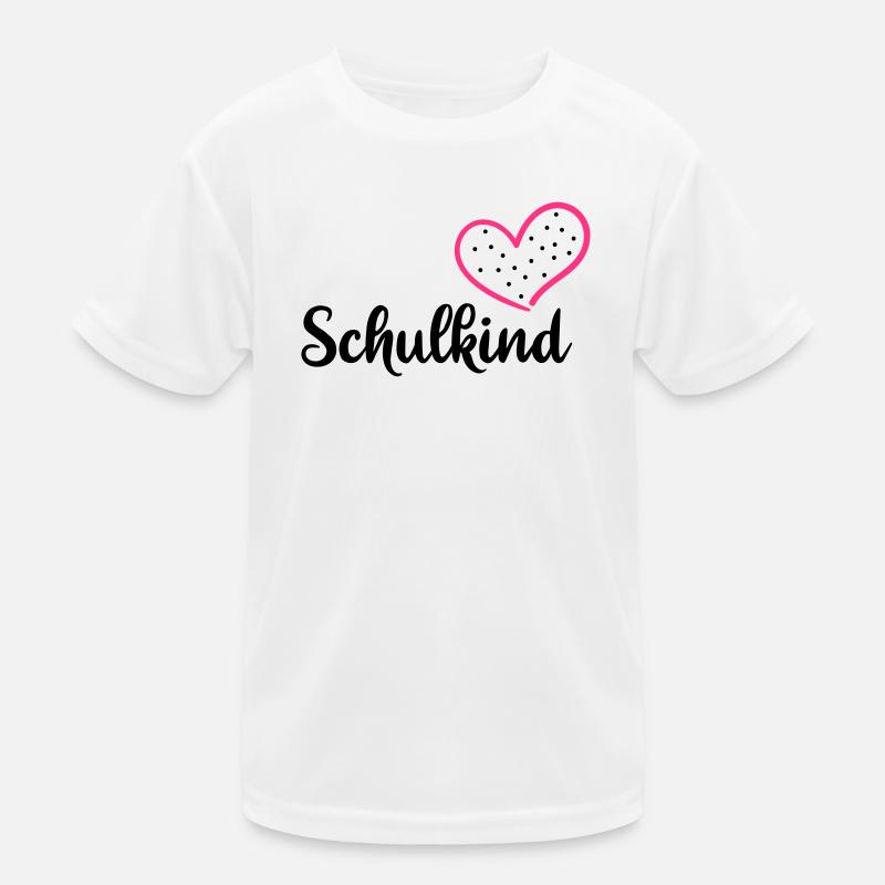 Schulkind Kinder Funktions-T-Shirt