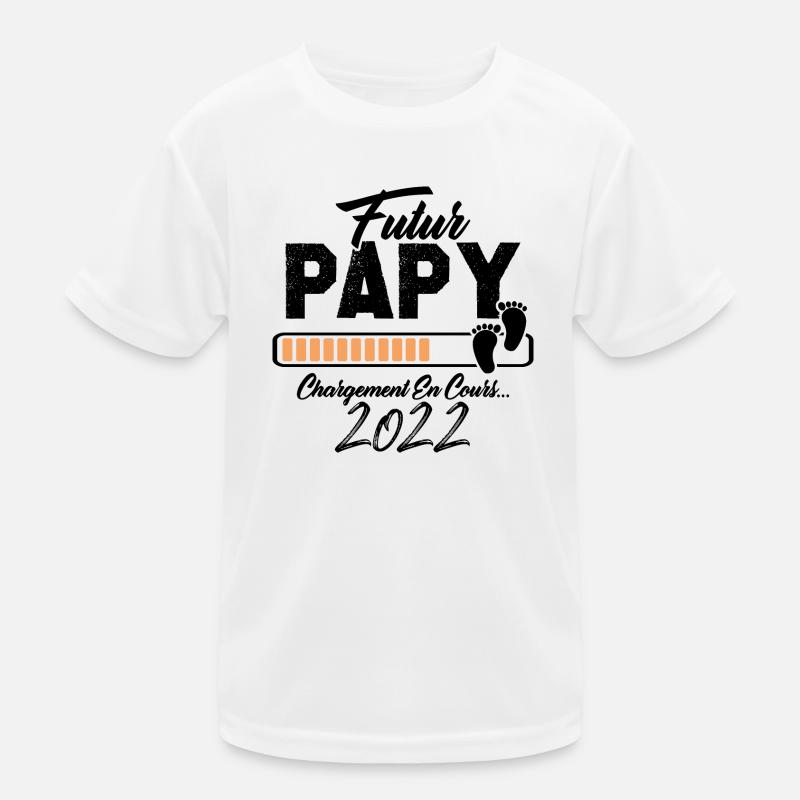 Futur Papy 2022 Annonce Grossesse T-shirt sport Enfant
