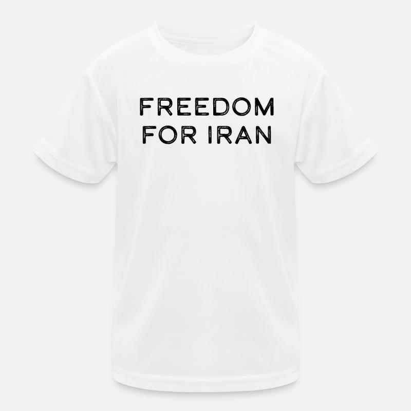 Freedom for Iran T-shirt sport Enfant