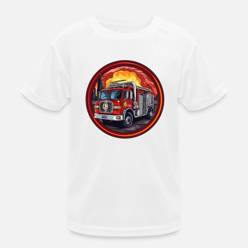 Pompiers T-shirt sport Enfant