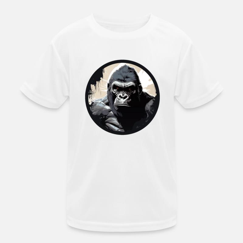 Gorilla Kinder Funktions-T-Shirt