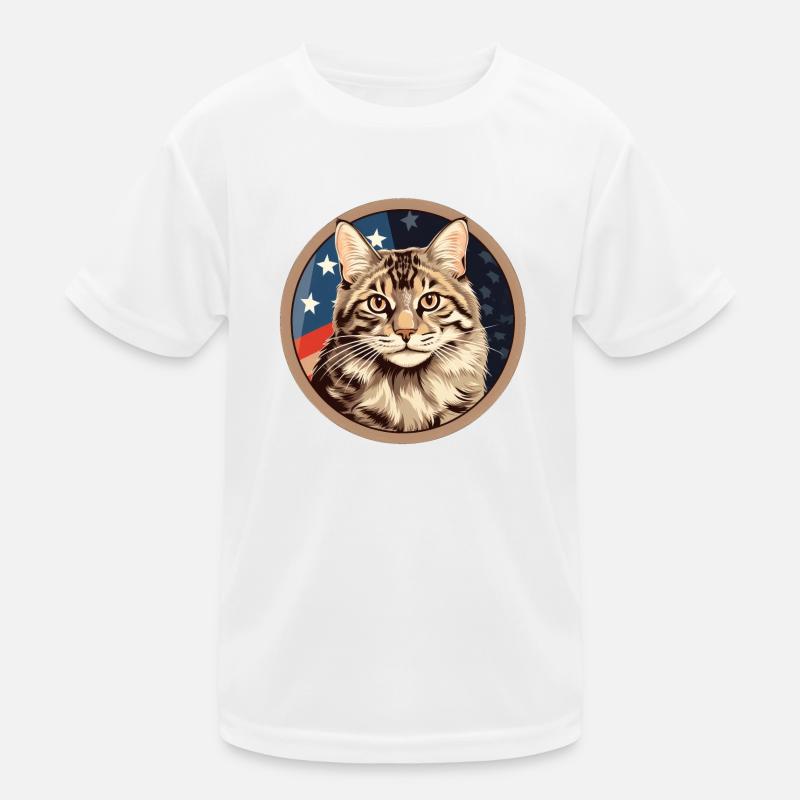 American Bobtail Cat Kids Functional T-Shirt