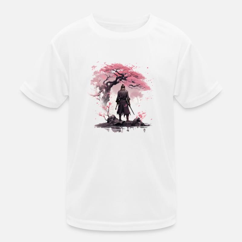 sakura samurai Kinder Funktions-T-Shirt