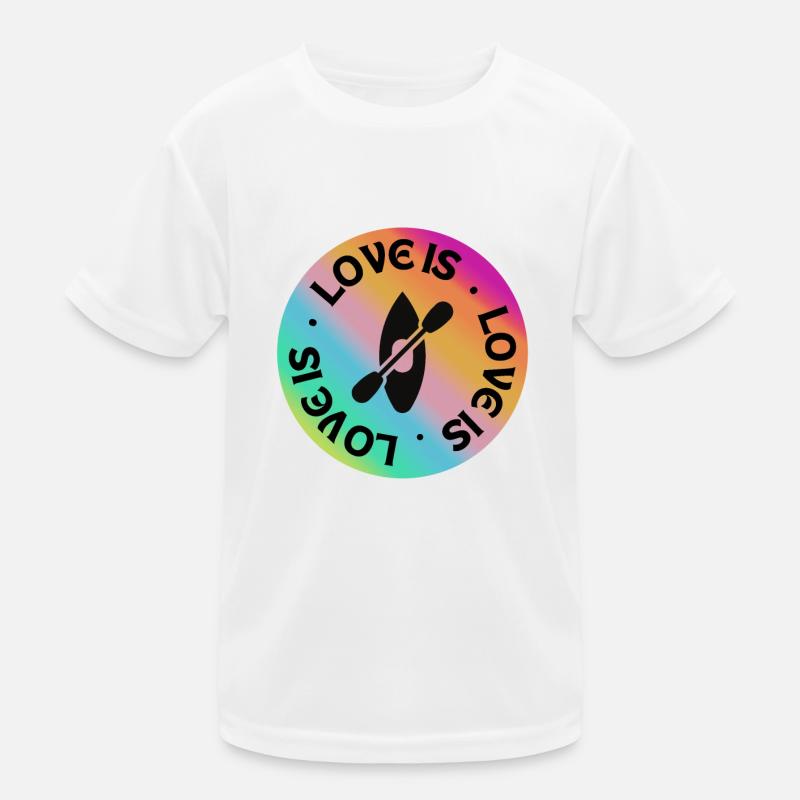 Kayak: L’amour est. T-shirt sport Enfant