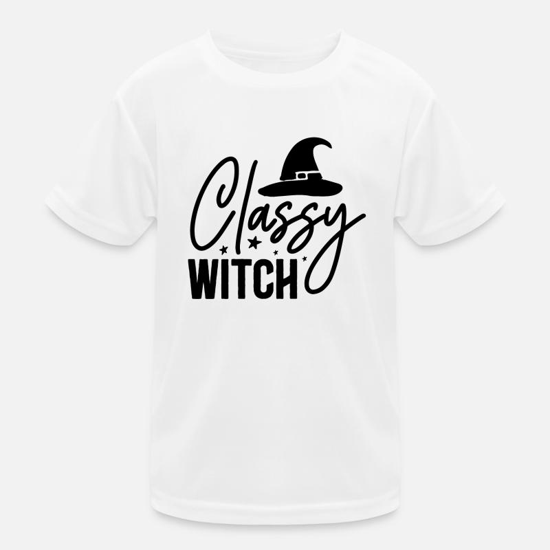 Classy Witch Kids Functional T-Shirt