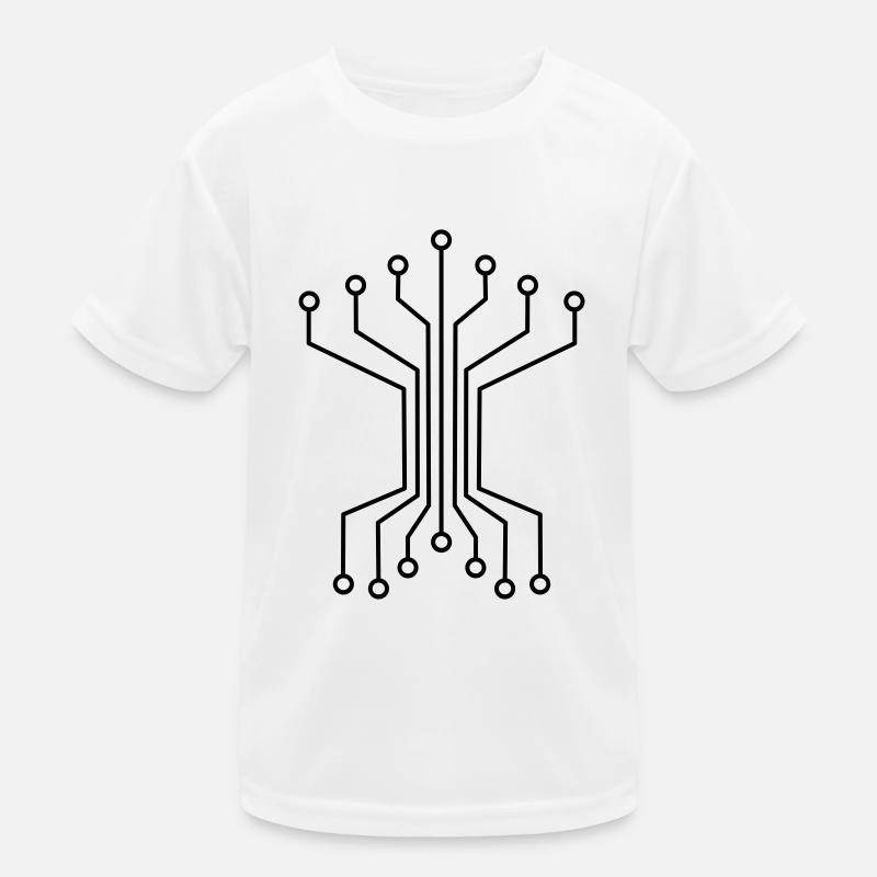 Baum digital Kinder Funktions-T-Shirt