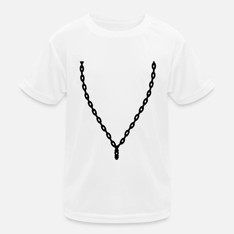 collier bijoux collier pendre chaîne belle T-shirt sport Enfant