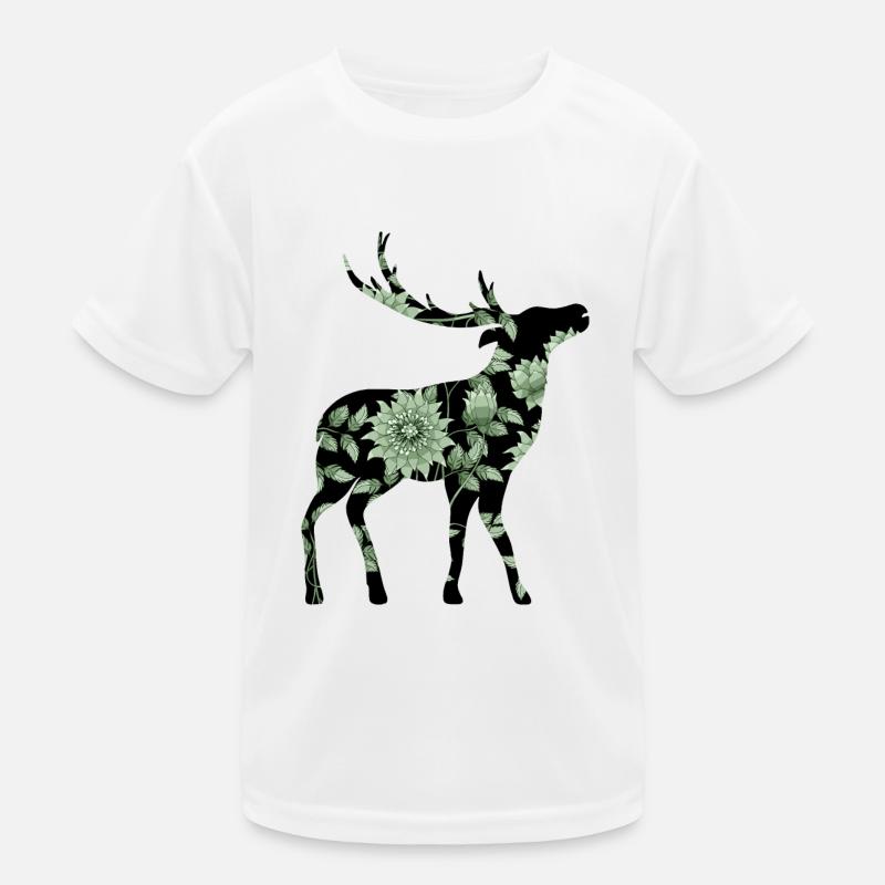 Hirsch Kinder Funktions-T-Shirt