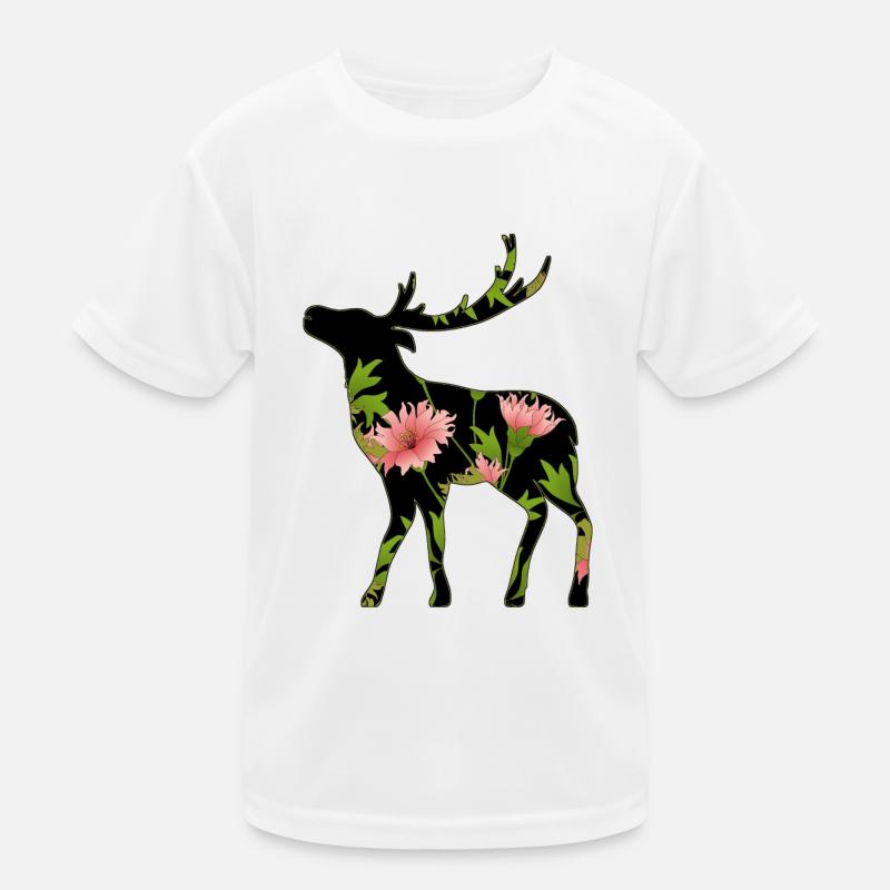 Hirsch Kinder Funktions-T-Shirt
