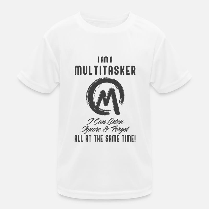 I am a multitasker Kids Functional T-Shirt