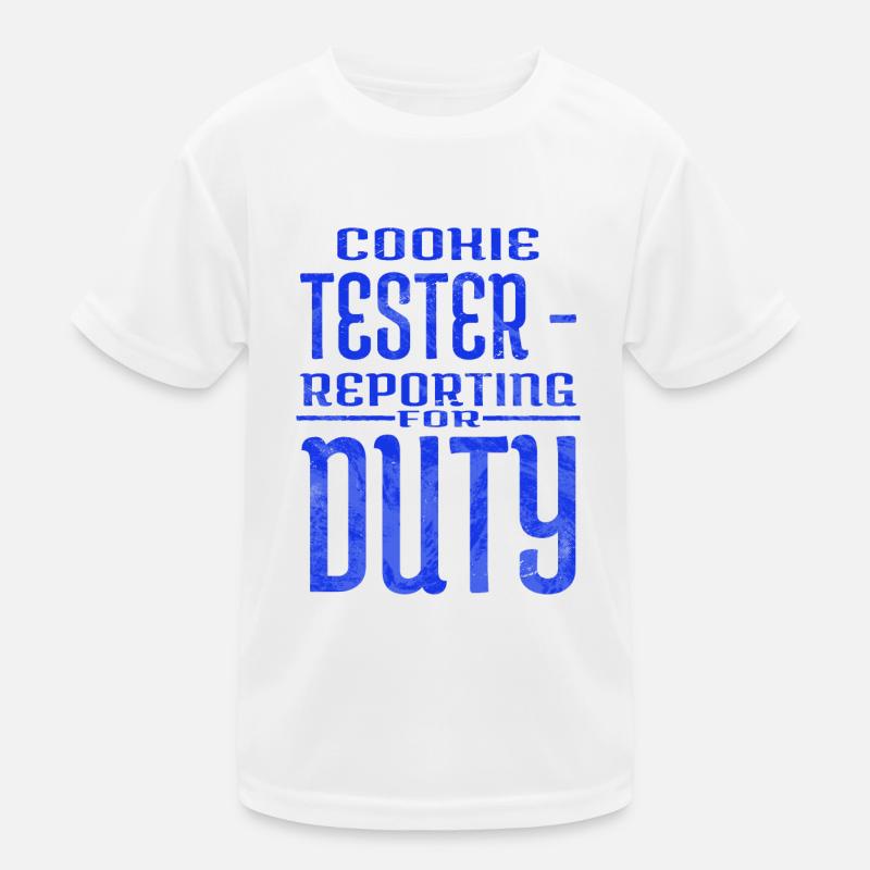 browser beards baking competition - Kinder Funktions-T-Shirt - Weiß