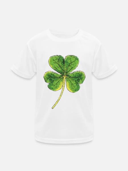 Glück ist Einstellungssache:) - Kinder Funktions-T-Shirt - Weiß