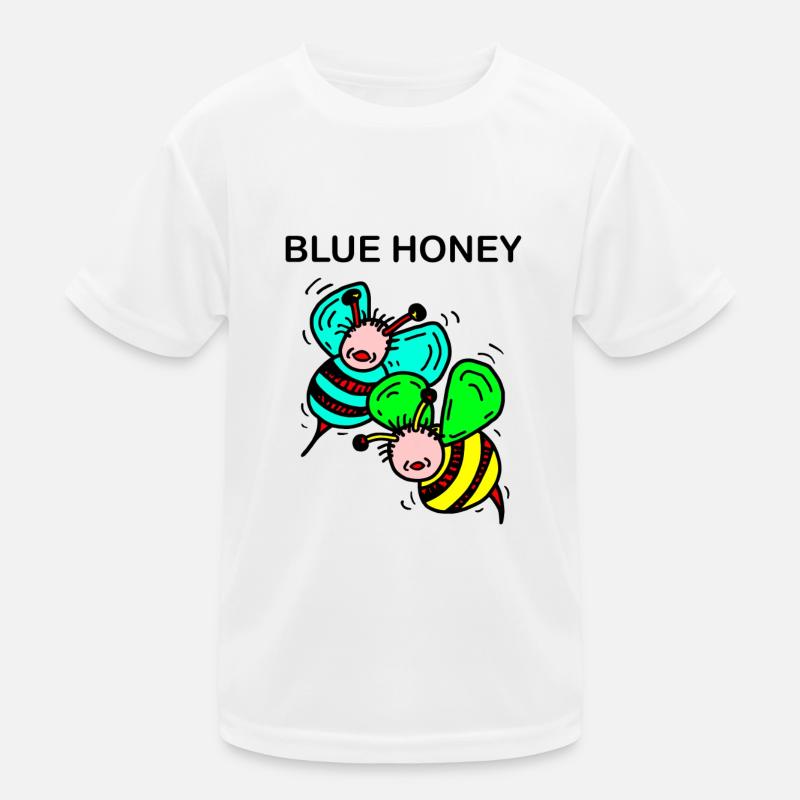 Bees - Kids Functional T-Shirt - white