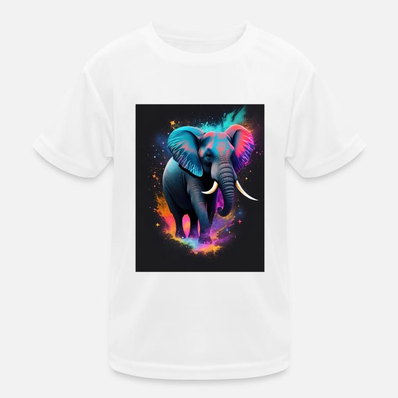 Galaxie de l’éléphant T-shirt sport Enfant