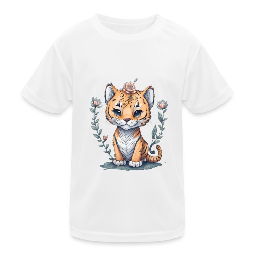 cucciolo tigre - Maglietta sportiva per bambini