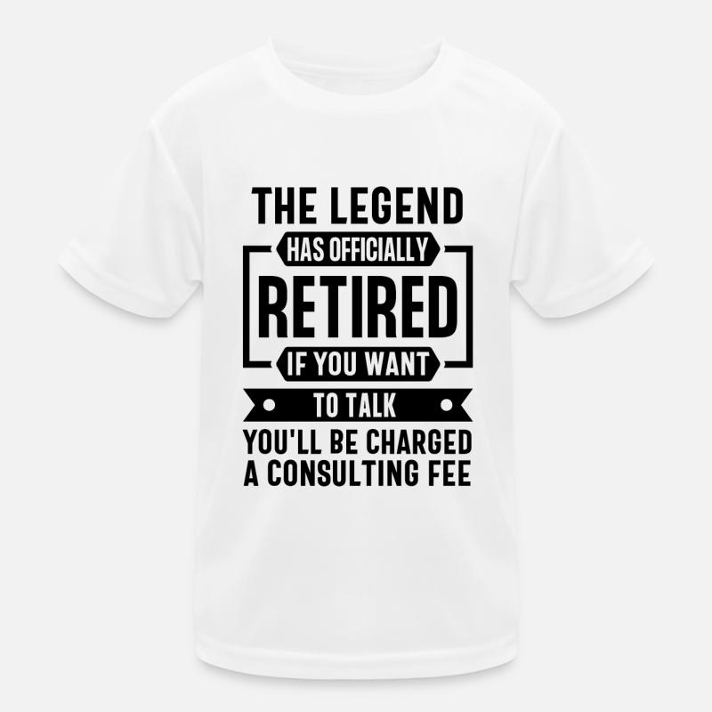 drôle de retraite T-shirt sport Enfant